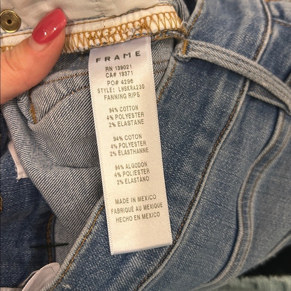 FRAME Le High Skinny Distressed Jeans - Picture 6 of 7